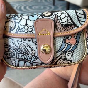 Dooney & Bourke Disney Clutch - Blue and Pink